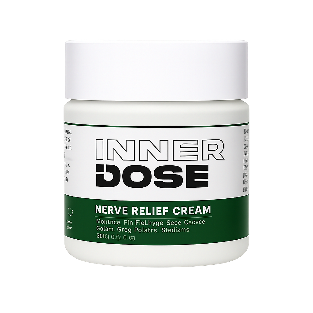 InnerDose Nerve Relief Cream — Apply. Cool. Stay in Bed.