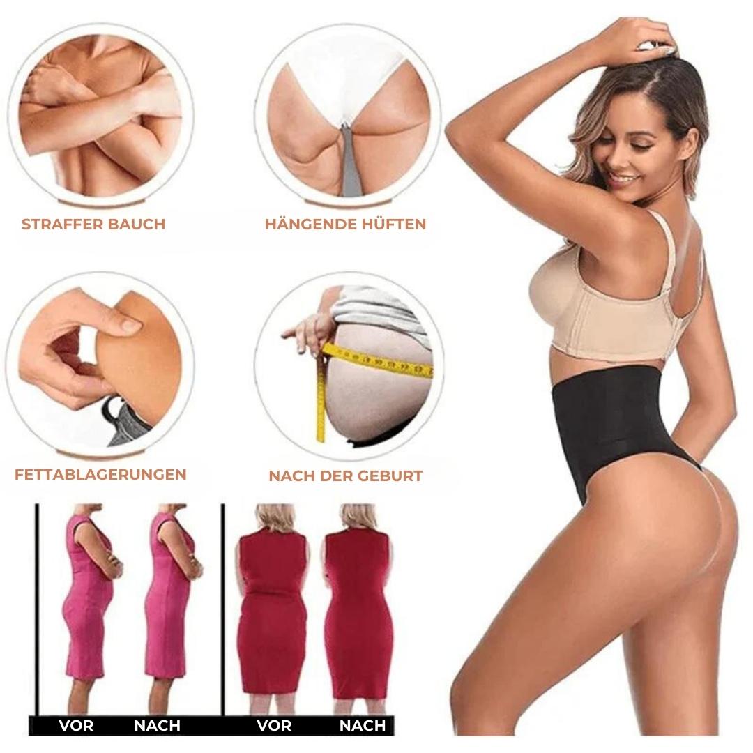 SlimCurve - Nahtloser hoher Taillenslip für einen straffen Bauch