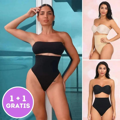 SlimCurve - Nahtloser hoher Taillenslip für einen straffen Bauch