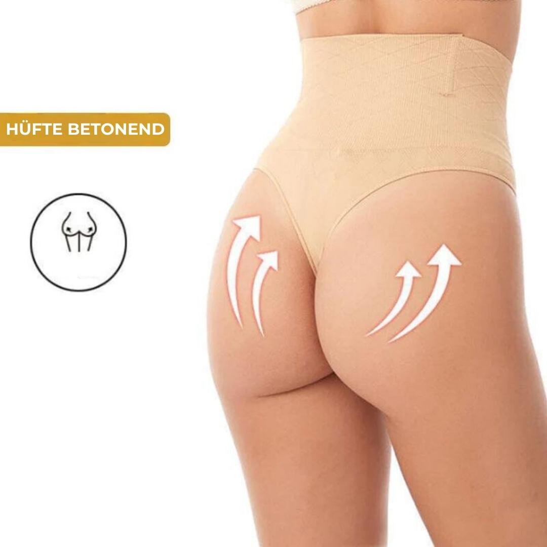 SlimCurve - Nahtloser hoher Taillenslip für einen straffen Bauch